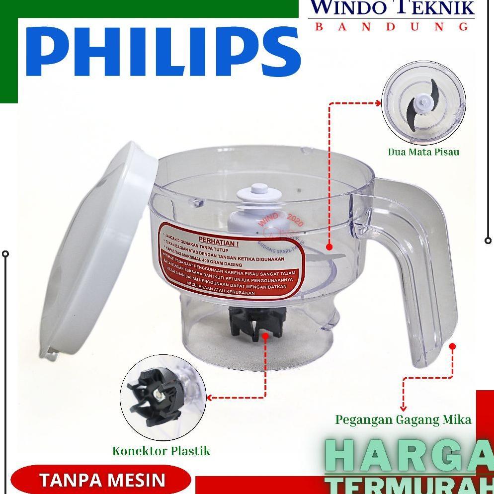 HOT PRODUCT CHOPPER DAGING PHILIPS |  CHOPER GELAS BLENDER PENGGILING DAGING PHILIP HR 2115 HR 2116 