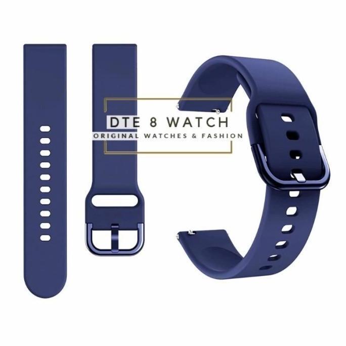 DE15 - Strap Jam Tangan Tali Jam Rubber Silikon Slim 22mm Jv Quick Release