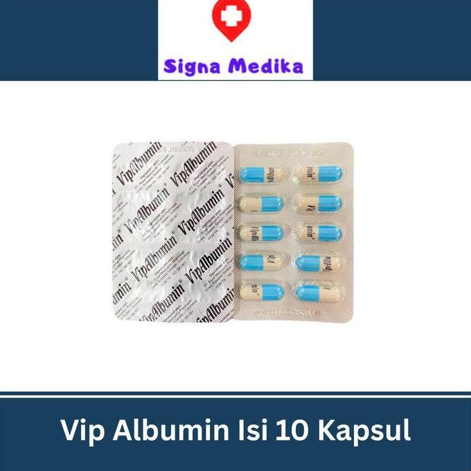 Vip Albumin Strip Isi 10 Kapsul - Memelihara Kesehatan
