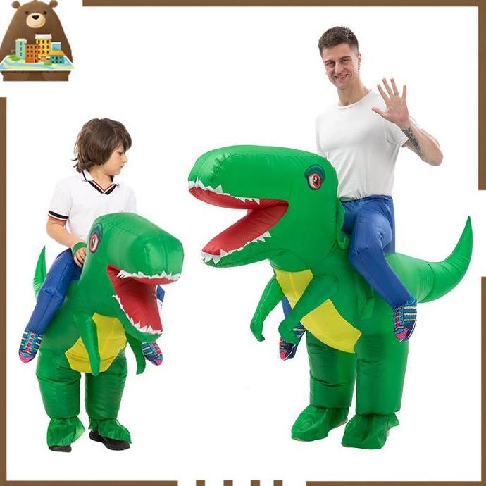 Saless Kostum Baju Badut Kostom Dino Kostum Dinosaurus Dewasa Anak Bayi Inflatable Costume Baby Chil