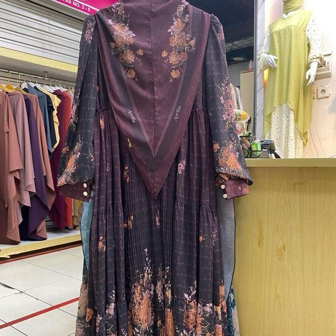 AFIFAH SYARI BY AVRILIA GAMIS PRINTING PREMIUM TERLARIS