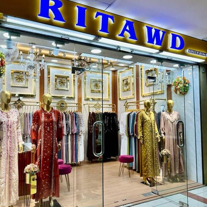 Rita WD / stelan kebaya  bordir payet cantik mewah dan elegant