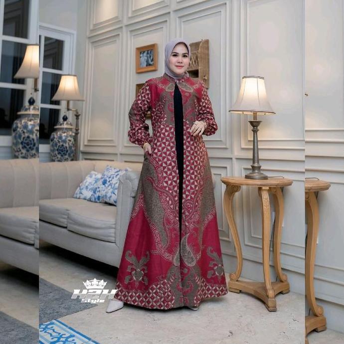 Gamis Batik Mewah Gamis Batik Kondangan Gamis Batik Terlaris Gamis Batik Kombinasi Jack Black Gamis 