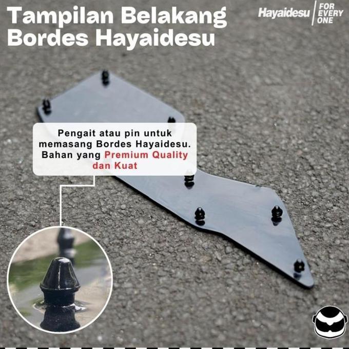 Yamaha XMAX Old (2017-2022) Karpet Board Rest Bordes Motor-HAYAIDESU