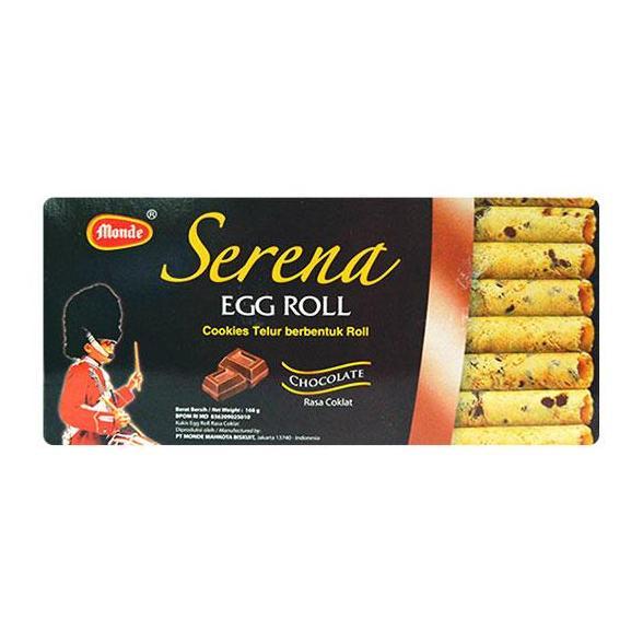 MONDE EGG ROLL CHOCOLATE 168 GR - BISKUIT Termurah
