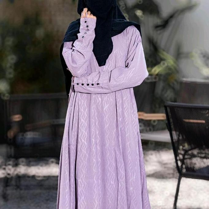 Helwah abaya embos forzaleta abaya binsal exclusive daily Mewah Motif Muslim Best Quality