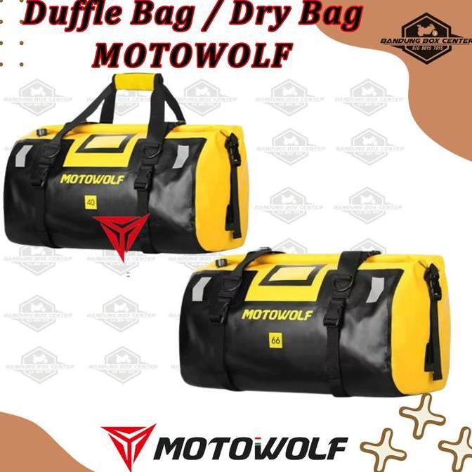 Tas Touring Dry Bag Motowolf Motor Mobil Waterproof Motowolf Duffle Bag Motowolf Tas Camping Drybag