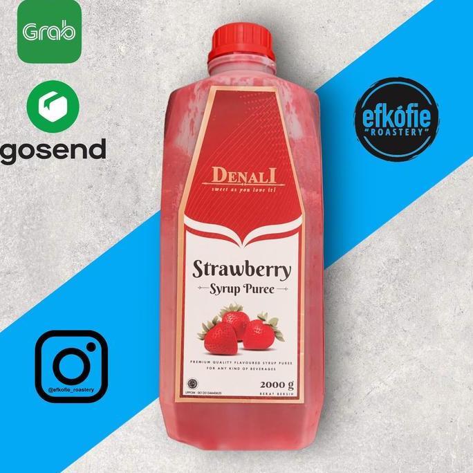 Denali Strawberry pure mix Smoothies