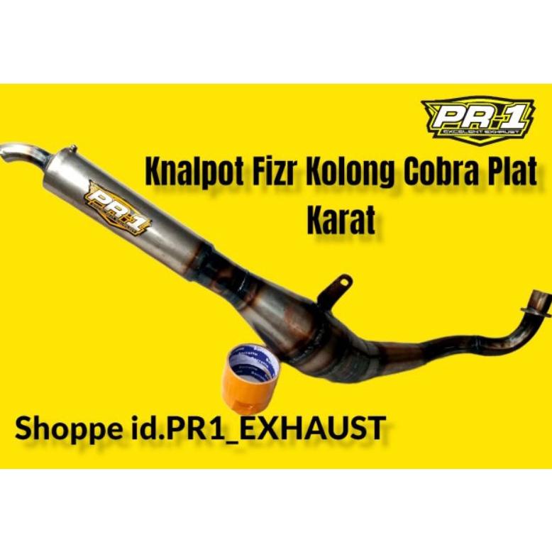 Harga Miring Knalpot Fiz,Fizr Model Kolong Cobra Plat Karat