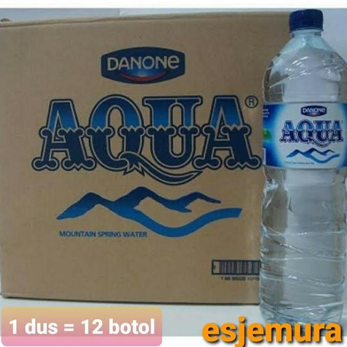 Aqua 1500 ml Botol besar/ Air mineral