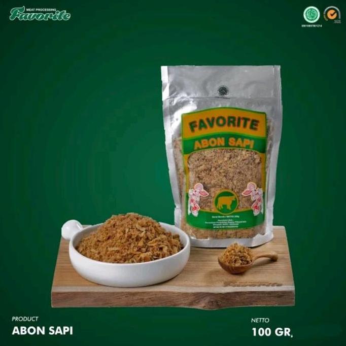 ABON AYAM / ABON SAPI / ABON UDANG / ABON IKAN FAVORITE ASLI KHAS BALI 100GR ENAKKK + BUBBLE WRAP