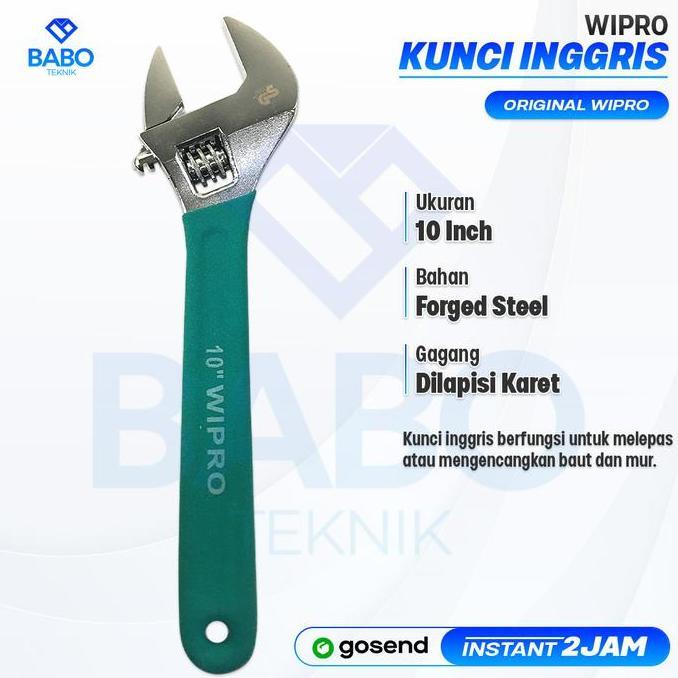 Kunci inggris 10 inch WIPRO