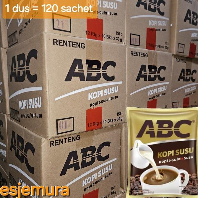 Kopi ABC susu perdus isi 120 sachet