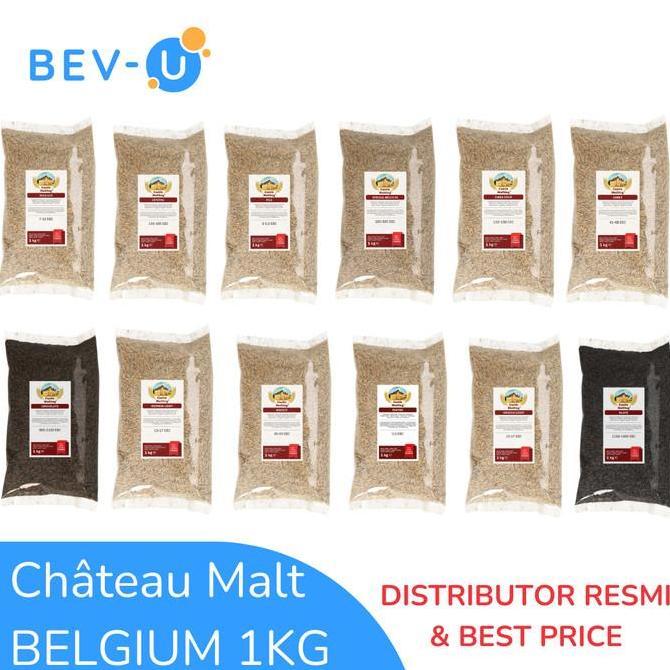Malt Chateau 1kg Belgium Gandum Barley - Oat Flakes Diastatic Maize Flakes Chit Wheat Malt Cara Blon