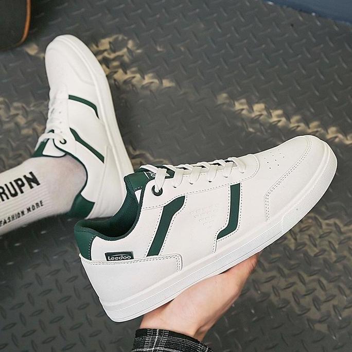 Discount Leedoo Sepatu Pria Casual Sepatu Sneakers Running Putih Sepatu Kets Fashion Pria Keren Shoe