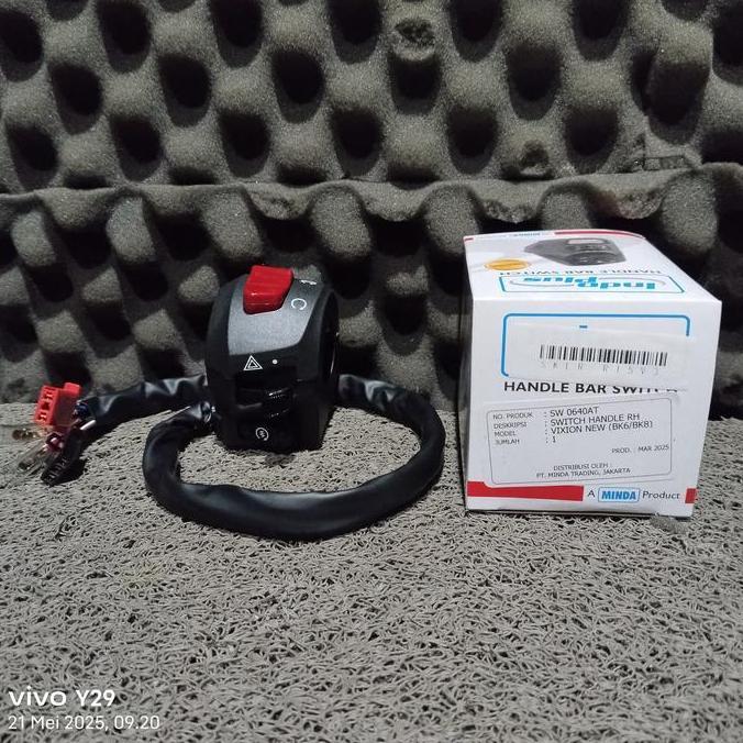 MINDA INDOPLUS SAKLAR KANAN MOTOR R15V3 / VIXION NEW 155 BK6/BK8