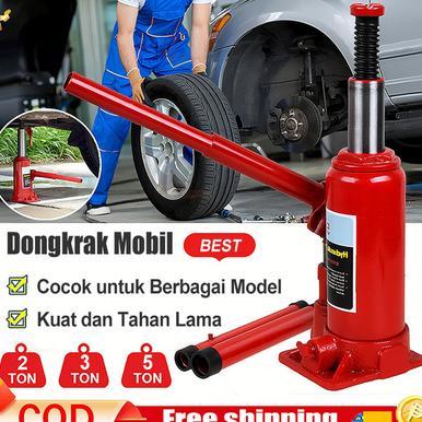 Dongkrak Mobil Hidrolik Dongkrak Botol 2/3/5 Ton  Dongkrak Botol Dongkrak Hidrolik Jack