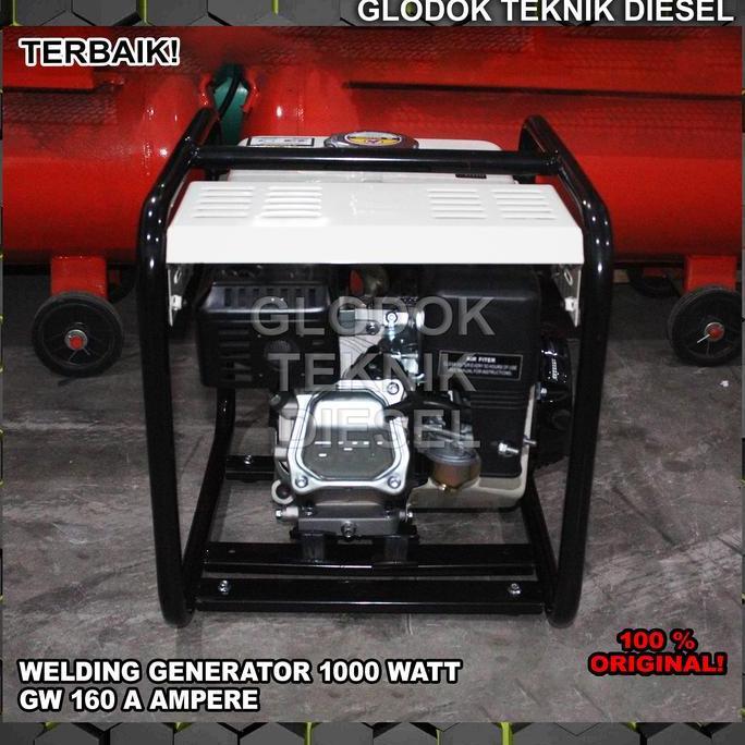 Genset Las 160 Ampere Gw160A Welding Generator Tesla Gw-160A Original Kualitas Terbaik Harga Termura