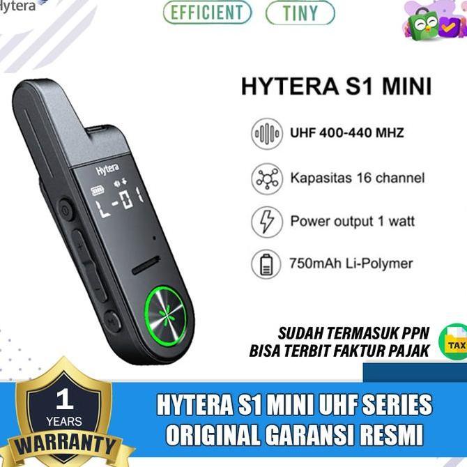 NEW Hytera S1 Mini Series Uhf Hytera S1 Mini Walkie Talkie Hytera S1 mini Uhf 400 Original Garansi R