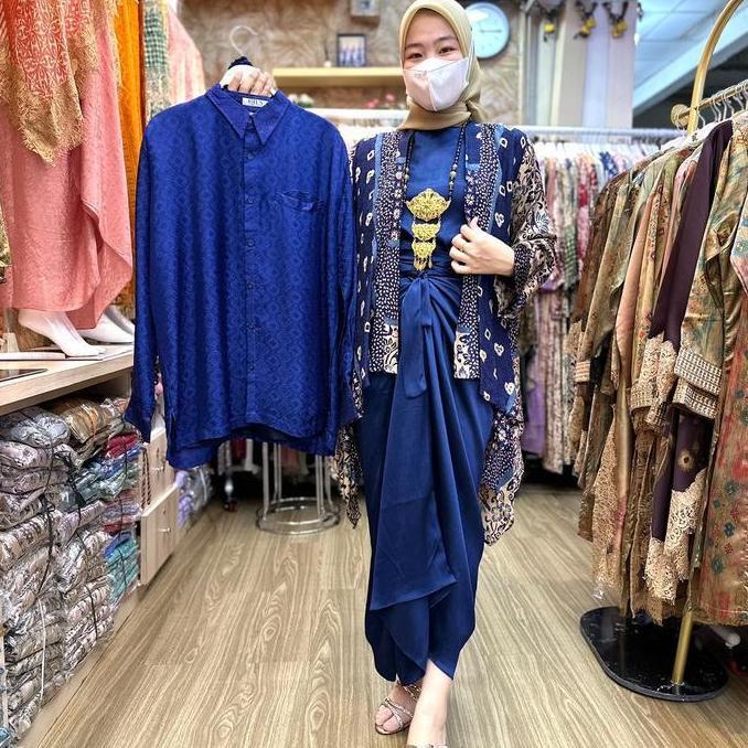 Yesika Set Kaftan Set Kaftan Ikat Premium Gies 1211 Kaftan Pesta Batik Dress Kondangan Formal Muslim