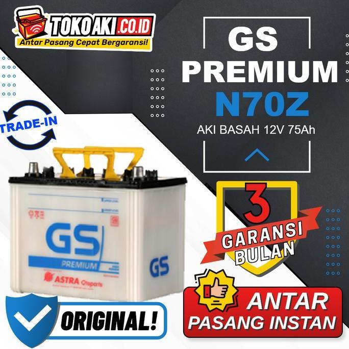 TERMURAH - GS Astra Premium N70Z - 75Ah