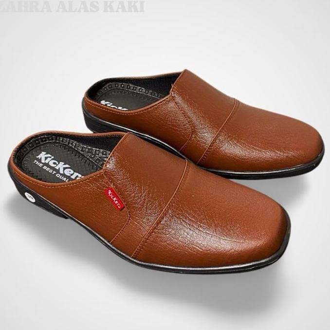Sale Sepatu Sandal Pantofel Selop Bustong Guru Sepatu Sendal Formal  Hitam Karet Anti Selip Shoes Se