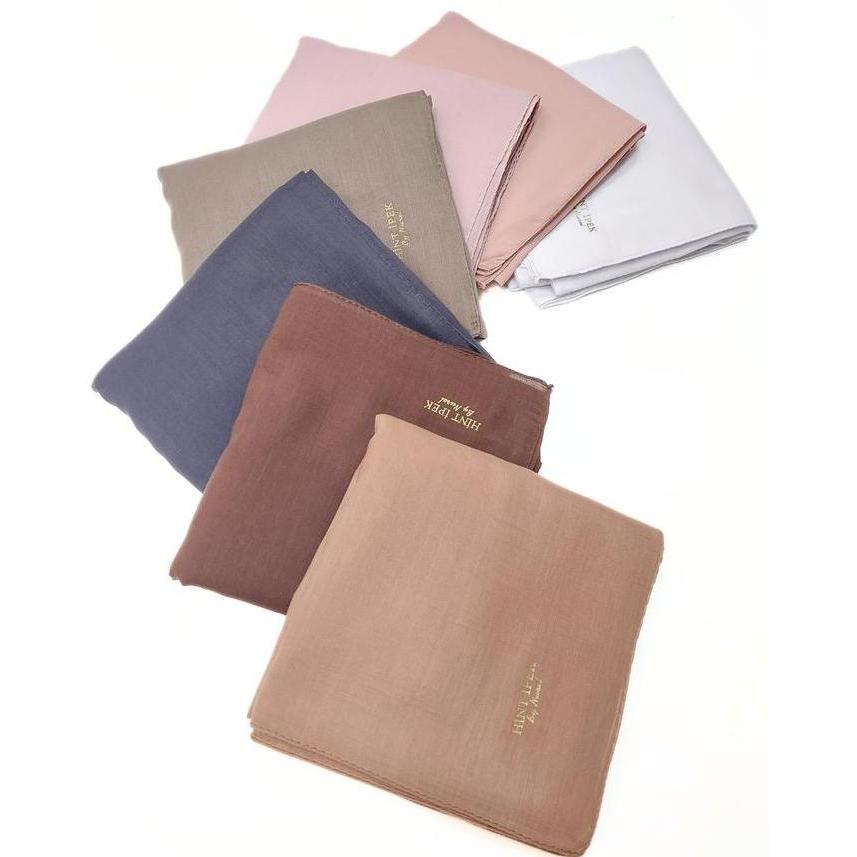 Hijab Voal POLOS Hint Ipek Premium Basic Scarf - Segi empat 140x140