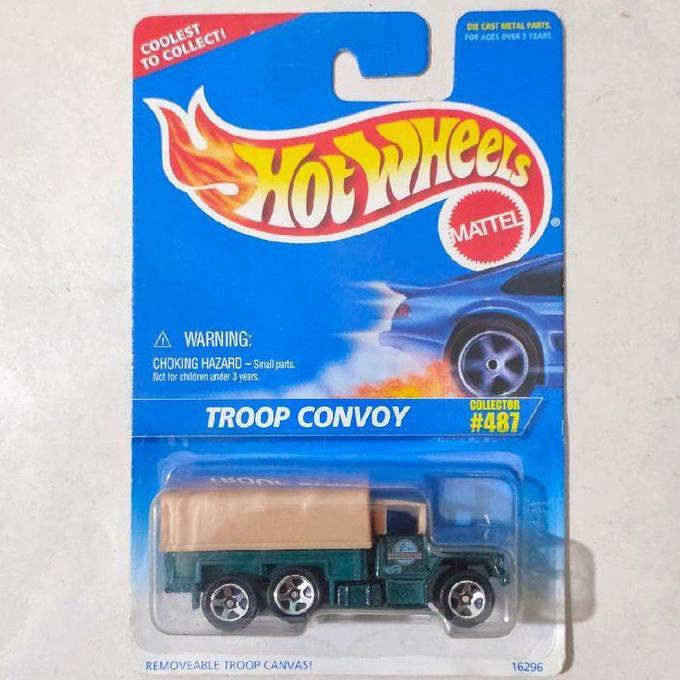 Hotwheels Hot Wheels Troop Convoy 1997 Action Command  blue card