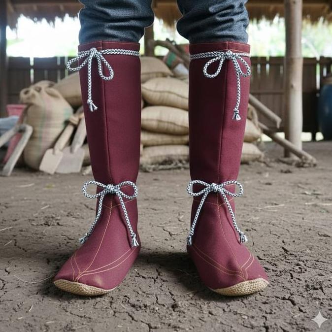 Bergaransi Sepatu Berkebun Ringan Sepatu Sawah Anti Keong Dan Lumpur Dengan Desain Tali Cantik Dan N