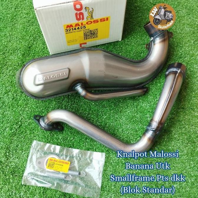 Knalpot Malossi Banana Utk Smallframe Pts dkk (Blok Standar)