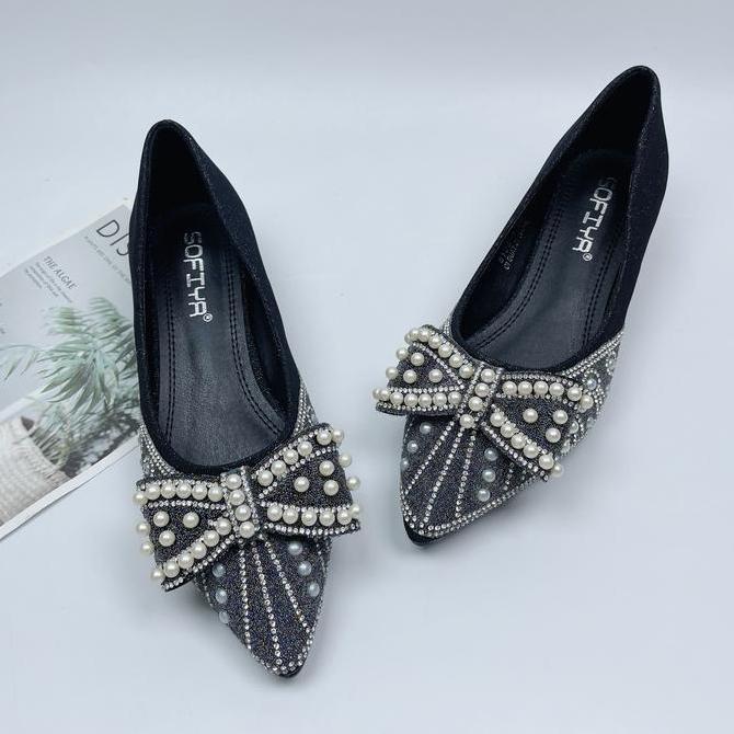Saless 8125 - 3 Sofiya Pantofel Sepatu Wanita Hak Tahu