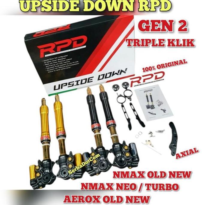 Promo SHOCK SKOK DEPAN UP SIDE DOWN UPSIDE DOWN USD RPD GEN 2 ORIGINAL NMAX OLD NEW NEO TURBO AEROX 