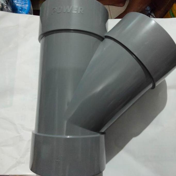 sambungan pipa y 4 inch sambungan pvc
