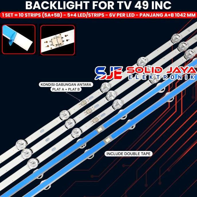 Tvxty- Backlight Tv Led 49 Inch 49Lb550 49Lf550T 49Lb561T 49Lb582T 49Lb620T 49Lb551T 49Lf550 49Lb550