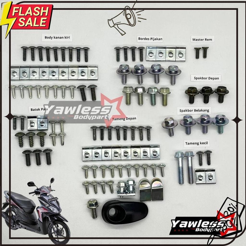 Baut Vario Techno 110 Full Set / Baut Body Vario 110 Techno Gratis Ongkir