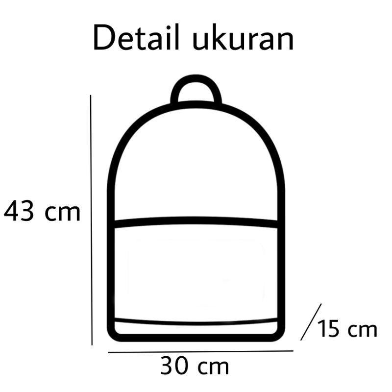Tas Ransel Corduroy Backpack Corduroy Tas Sekolah