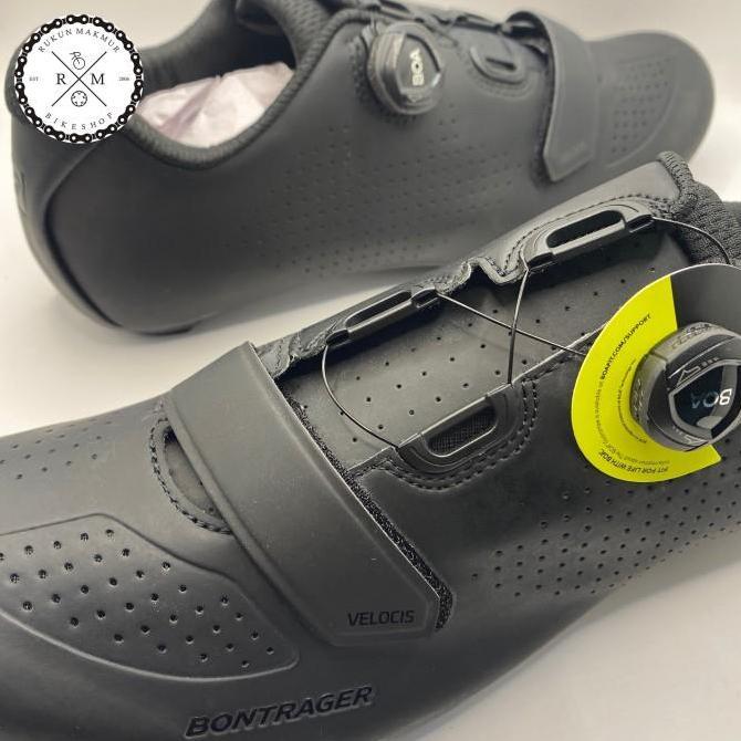 Promo Bontrager VELOCIS Men Road Bike Cycling WIDE Shoes OCLV Carbon With BOA Dial Lock - Sepatu Sep