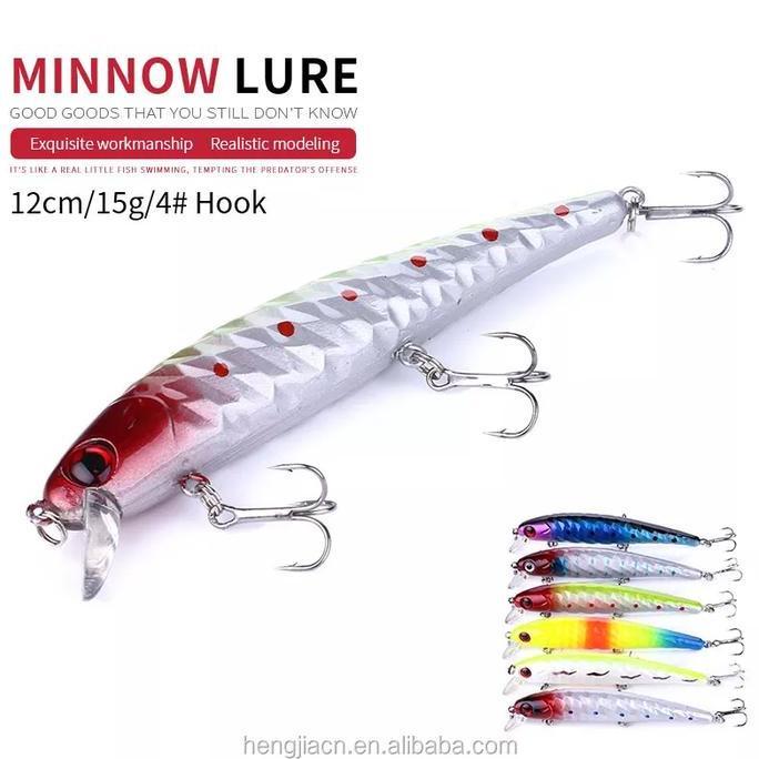 UMPAN PANCING IKAN LURE MINNOW UMPAN CASTING MINNOW SET RELIX MANCING