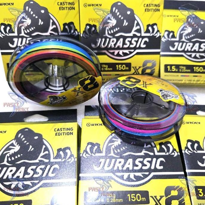 Tali Pancing Pe Iroly Jurassic 150M Multi / Pe Kuat dan Halus