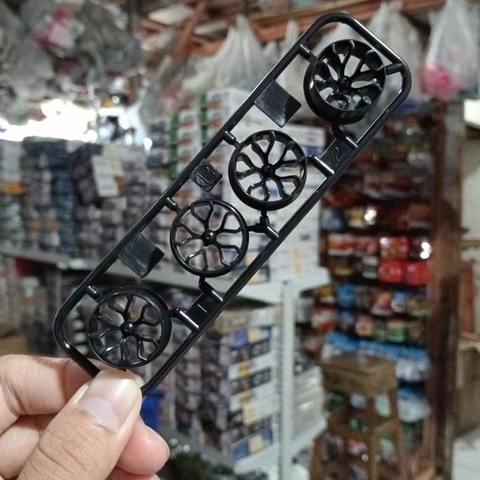 VELG TAMIYA ORIGINAL MEDIUM Y SPOKE HITAM / VELG Y SPOKE [LOSSEKIT]