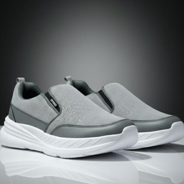 ORIGINAL SEPATU SNEAKER PRIA SEPATU SLIP ON TANPA TALI COWO