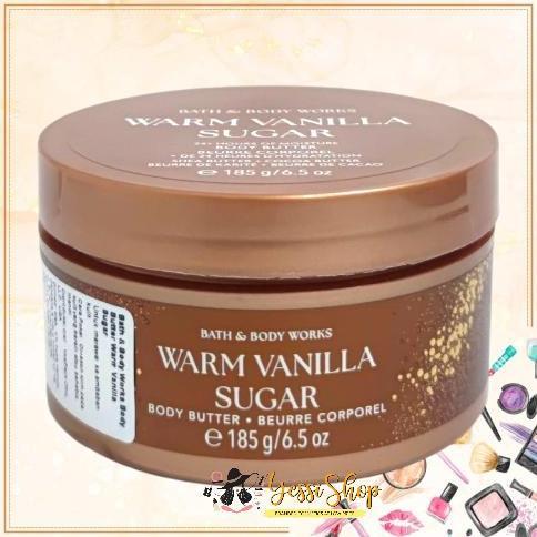 Murah Bbw Warm Vanilla Sugar 24+ Hours Of Moisture Body Butter 185Gram (Original Counter + Bpom Resm