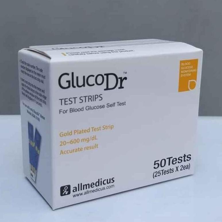 Strip Gluco DR Biosensor / Strip Gula Darah Gluco Dr Bio