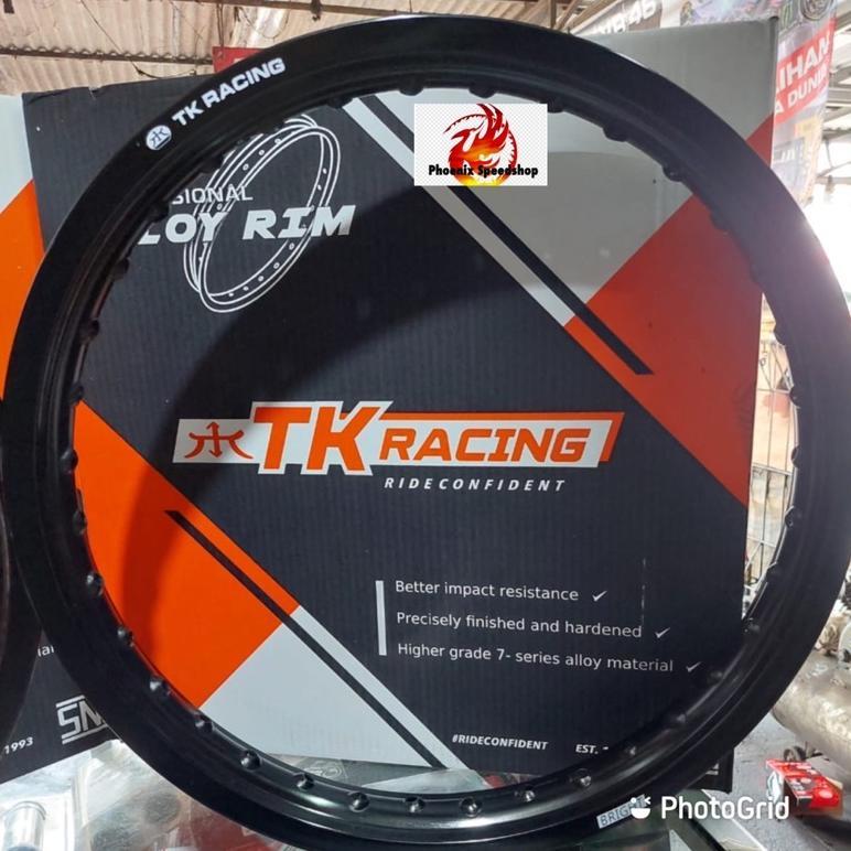Velg TK Racing atau RCB Ring 18 dan Ring 14 Black Chrome Silver (TIDAK )