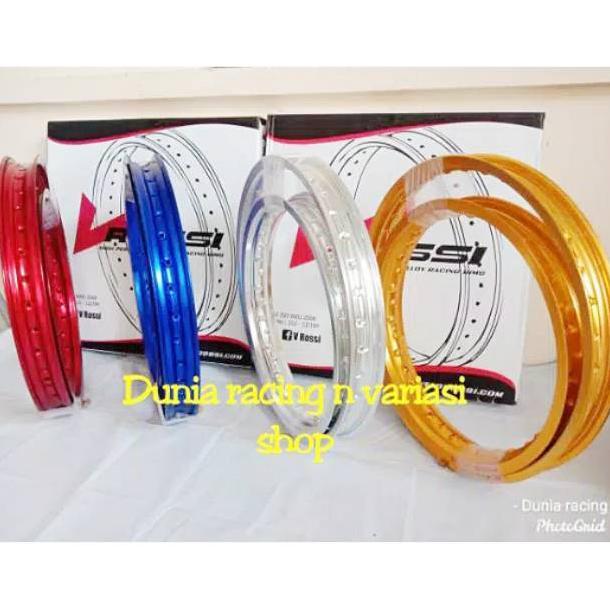 Velg Rossi Ring 18 21 hole 36 Velg Rossi Ring 16 19 Lingkaran Rossi ada Gold Biru Hitam Merah sepasa