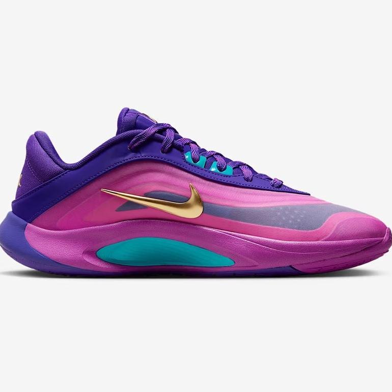 CUCI GUDANG NCR SPORT SEPATU BASKET WANITA NIKE WMNS A'ONE EP FIERCE PURPLE ORIGINAL FZ8606-500