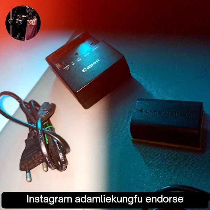 Carger Camera Canon Eos 70D / 80D Batre Lilion Second