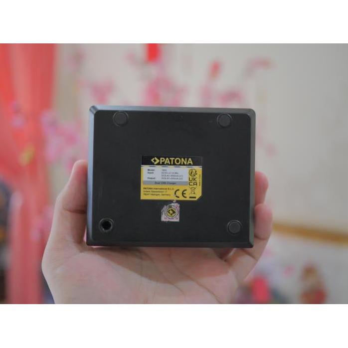 Charger Baterai Patona Lumix Blg10 Ble9 Dmw Blg10E Blh7E Dual Charger Micro Usb Second Preloved Mulu