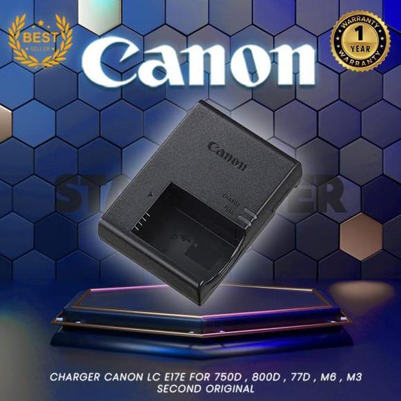 Charger Canon Lc E17E For 750D , 800D , 77D , M6 , M3 Second Original Second