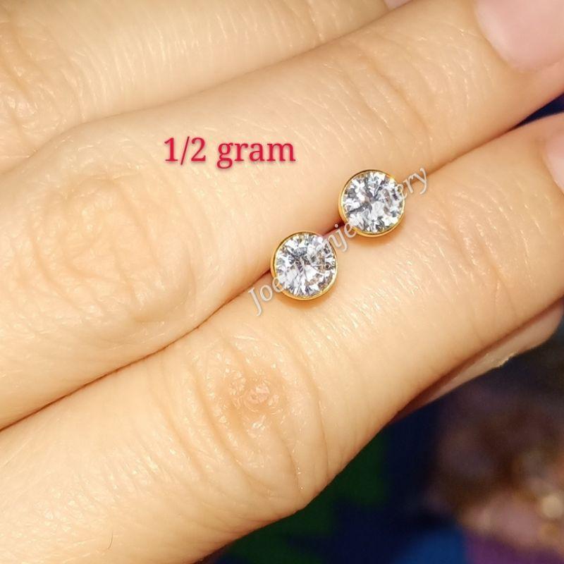 Giwang Tindik Emas Muda